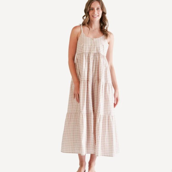 Kate Quinn Women's Spaghetti Tie Prairie Dress - Picture 2 of 5